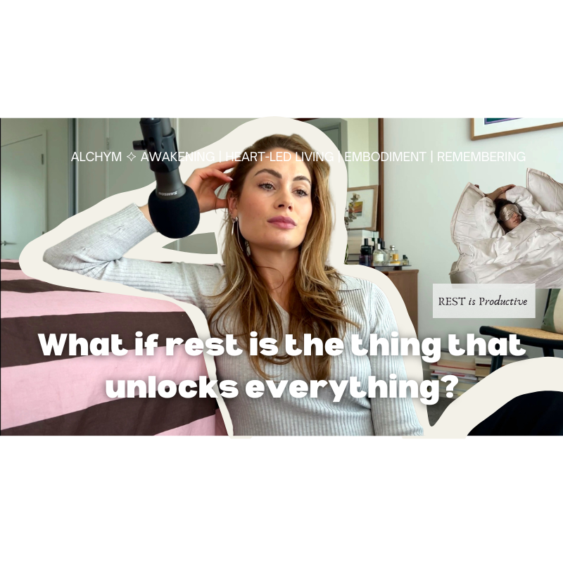 Nicole Alchym podcast thumbnail – What if rest is the thing that unlocks everything?